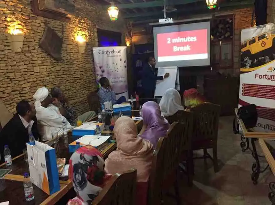 Orchidia Seminar in Al-Zarqa Eye Center in Khartoum